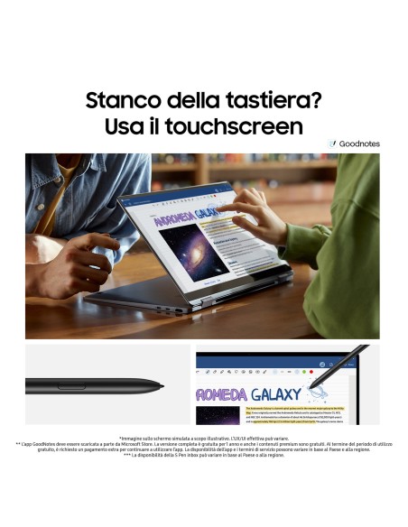 Samsung Galaxy Book4 360 Intel Core 7 150U Ibrido (2 in 1) 39,6 cm (15.6") Touch screen Full HD 16 GB LPDDR5-SDRAM 512 GB SSD