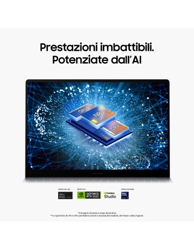 Samsung Galaxy Book4 Ultra Intel Core Ultra 7 155H Computer portatile 40,6 cm (16") Touch screen WQXGA+ 16 GB LPDDR5x-SDRAM 1