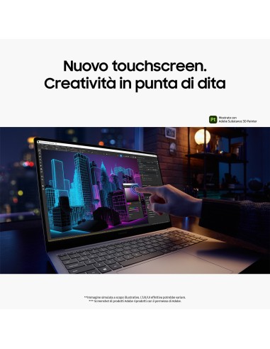 Samsung Galaxy Book4 Ultra Intel Core Ultra 7 155H Computer portatile 40,6 cm (16") Touch screen WQXGA+ 16 GB LPDDR5x-SDRAM 1