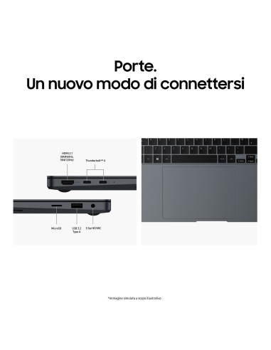 Samsung Galaxy Book4 Ultra Intel Core Ultra 7 155H Computer portatile 40,6 cm (16") Touch screen WQXGA+ 16 GB LPDDR5x-SDRAM 1