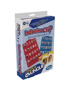 Hasbro Gaming Indovina Chi? I Gioca Ovunque, il gioco originale dei volti misteriosi per bambini e bambine, gioco portatile per 2
