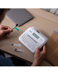 Brother PT-D410 stampante per etichette (CD) Trasferimento termico 180 x 180 DPI 20 mm s Cablato TZe QWERTY 2