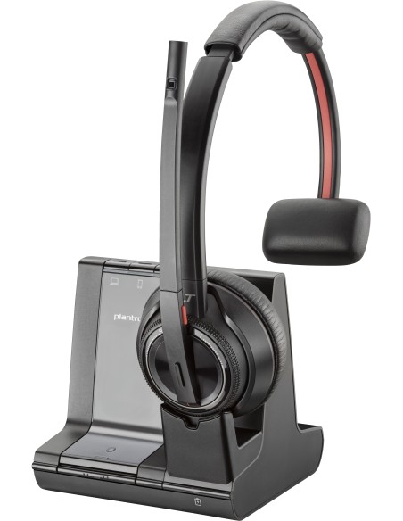 POLY Cuffie Savi 8210 UC DECT 1880-1900 MHz USB-A certificate per Microsoft Teams