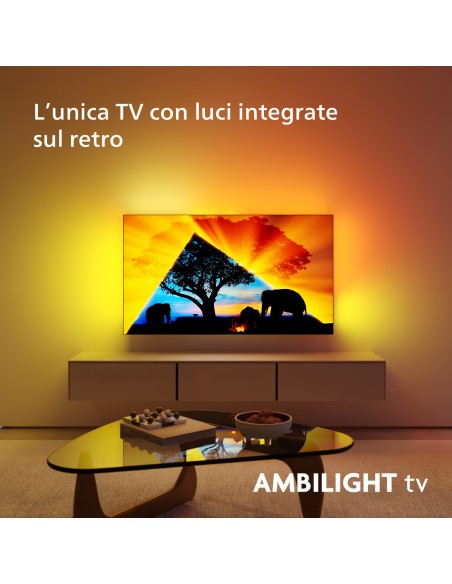 Philips 65OLED769 12 TV 165,1 cm (65") 4K Ultra HD Smart TV Wi-Fi Metallico