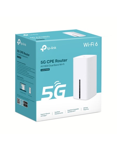 TP-Link Archer NX200 router wireless Gigabit Ethernet Dual-band (2.4 GHz 5 GHz) 5G Bianco