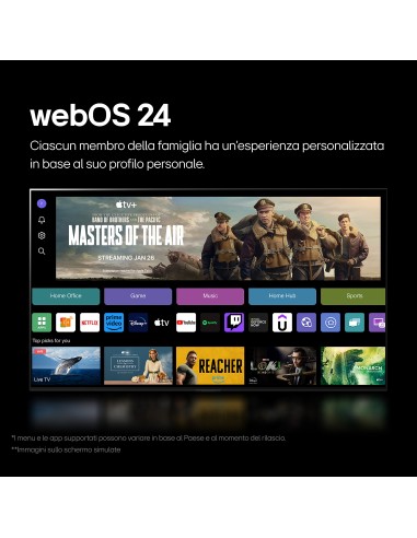 LG OLED B4 55'' Serie OLED55B42LA,TV 4K, 4 HDMI, Dolby Vision, SMART TV 2024