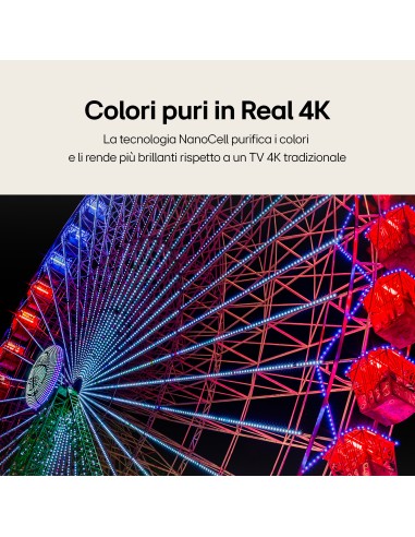 LG NanoCell 43'' Serie NANO82 43NANO82T6B, TV 4K, 3 HDMI, SMART TV 2024