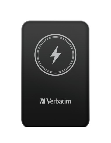 Verbatim Charge 'n' Go Polimeri di litio (LiPo) 5000 mAh Carica wireless Nero
