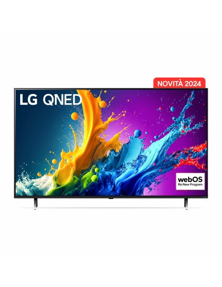 LG QNED 65'' Serie QNED80 65QNED80T6A, TV 4K, 3 HDMI, SMART TV 2024