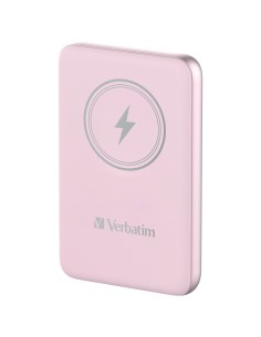 Verbatim Charge 'n' Go Polimeri di litio (LiPo) 10000 mAh Carica wireless Rosa