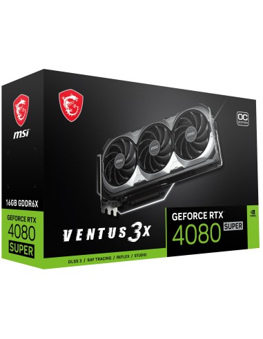MSI VENTUS GeForce RTX 4080 SUPER 16G 3X OC NVIDIA 16 GB GDDR6X