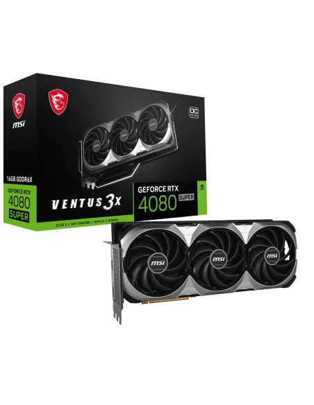 MSI VENTUS GeForce RTX 4080 SUPER 16G 3X OC NVIDIA 16 GB GDDR6X