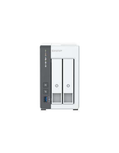 QNAP TS-216G server NAS e di archiviazione Tower Collegamento ethernet LAN Bianco Cortex-A55