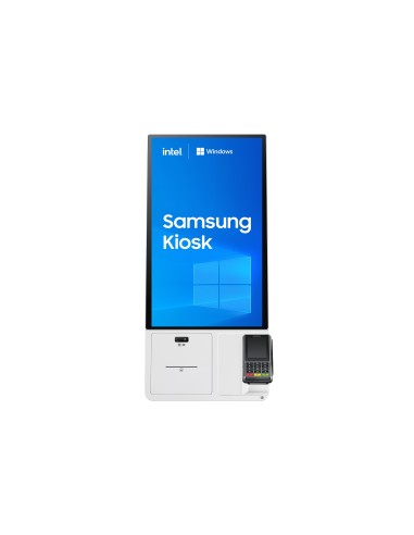 Samsung KM24C-3 Design chiosco 61 cm (24") LED 250 cd m² Full HD Bianco Touch screen Processore integrato Windows 10 IoT