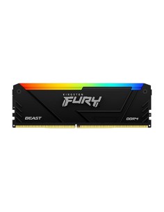 Kingston Technology FURY 128GB 3600MT s DDR4 CL18 DIMM (Kit da 4) Beast RGB 2