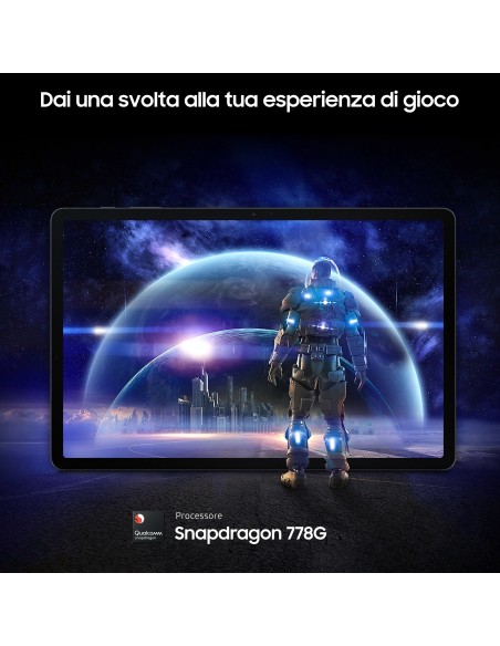 Samsung Galaxy Tab S7 FE Tablet Android 12,4 Pollici Wifi RAM 4 GB 128 GB Tablet Android 11 Black