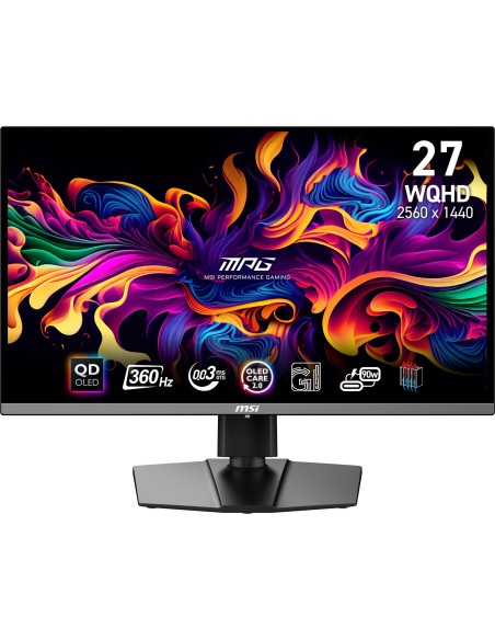 MSI MPG 271QRX QD-OLED Monitor PC 67,3 cm (26.5") 2560 x 1440 Pixel Wide Quad HD QDOLED Nero