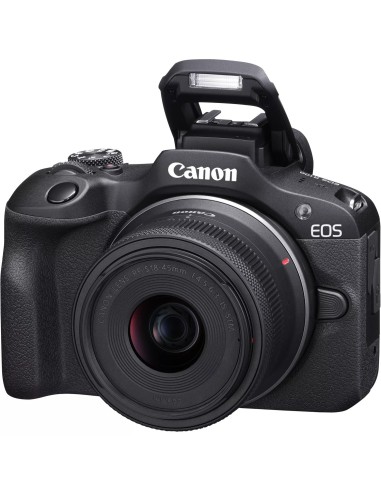 Canon EOS R100 + RF-S 18-45mm F4.5-6.3 IS STM Kit MILC 24,1 MP CMOS 6000 x 4000 Pixel Nero
