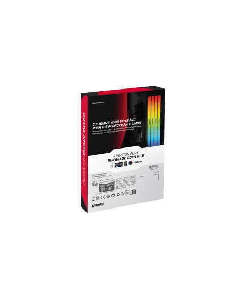 Kingston Technology FURY 16GB 3200MT s DDR4 CL16 DIMM 1Gx8 Renegade RGB