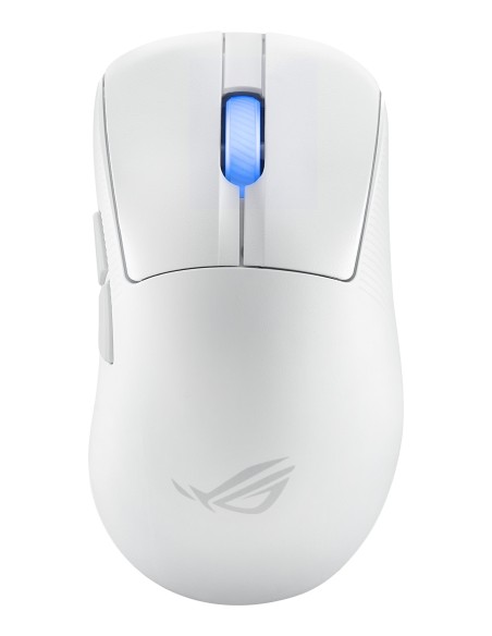 ASUS ROG Keris II Ace Wireless AimPoint White mouse Giocare Mano destra RF Wireless + Bluetooth + USB Type-A Ottico 42000 DPI