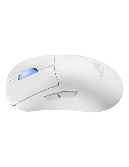 ASUS ROG Keris II Ace Wireless AimPoint White mouse Giocare Mano destra RF Wireless + Bluetooth + USB Type-A Ottico 42000 DPI