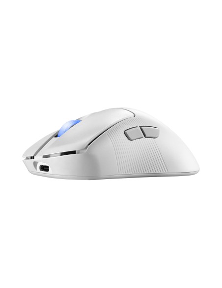 ASUS ROG Keris II Ace Wireless AimPoint White mouse Giocare Mano destra RF Wireless + Bluetooth + USB Type-A Ottico 42000 DPI