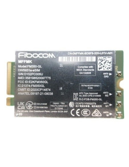 DELL DW5931E Interno WWAN 1250 Mbit s