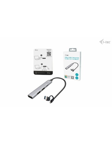 i-tec USB-C USB-A Metal HUB 1x USB 3.0 + 3x USB 2.0
