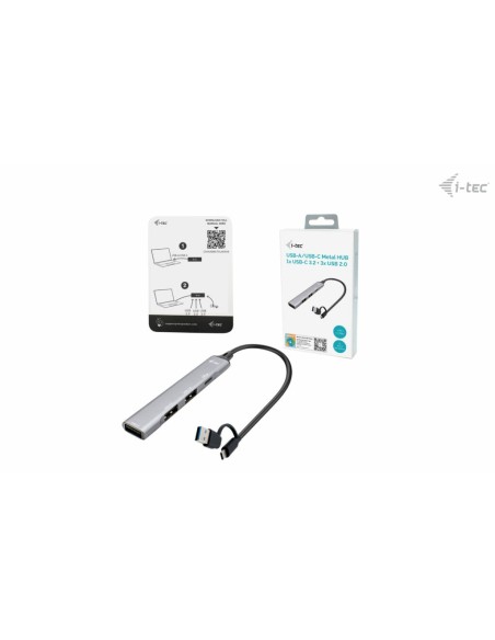 i-tec USB-C USB-A Metal HUB 1x USB 3.0 + 3x USB 2.0