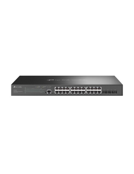 TP-Link Omada SG3428MP switch di rete Gestito L2+ Gigabit Ethernet (10 100 1000) Supporto Power over Ethernet (PoE) 1U Nero