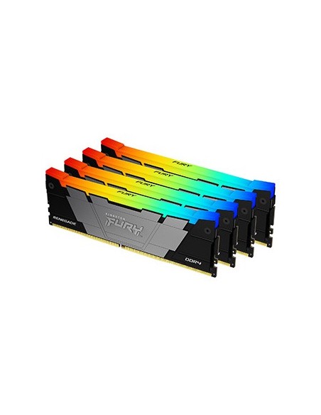 Kingston Technology FURY 128GB 3200MT s DDR4 CL16 DIMM (Kit da 4) Renegade RGB