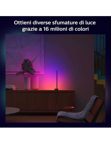 Philips Hue White and Color ambiance Hue White and Color AmbianceGradient Gradient Signe Lampada Smart da Tavolo Bianca