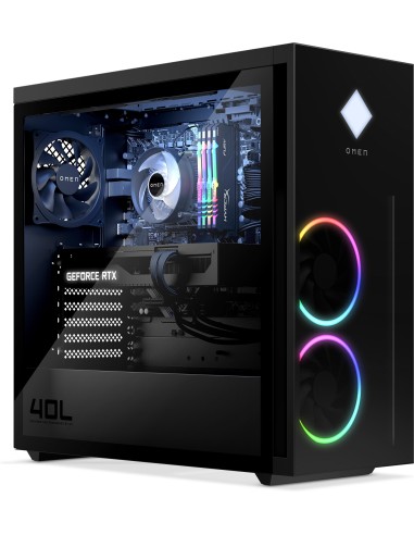 HP OMEN GT21-2007nl Intel® Core™ i7 i7-14700K 32 GB DDR5-SDRAM 1 TB SSD NVIDIA GeForce RTX 4090 FreeDOS Tower PC Nero