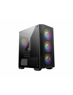 MSI MAG FORGE M100A computer case Micro Tower Nero, Trasparente