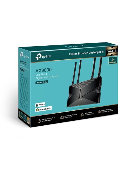 TP-Link Archer AX53 router wireless Gigabit Ethernet Dual-band (2.4 GHz 5 GHz) Nero