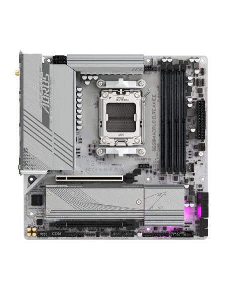 Gigabyte B650M AORUS ELITE AX ICE scheda madre AMD B650 Presa di corrente AM5 micro ATX