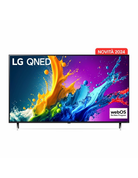 LG QNED 55'' Serie QNED80 55QNED80T6A, TV 4K, 3 HDMI, SMART TV 2024