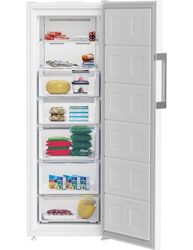 Beko B3RFNE294W Congelatore verticale Libera installazione 260 L E Bianco