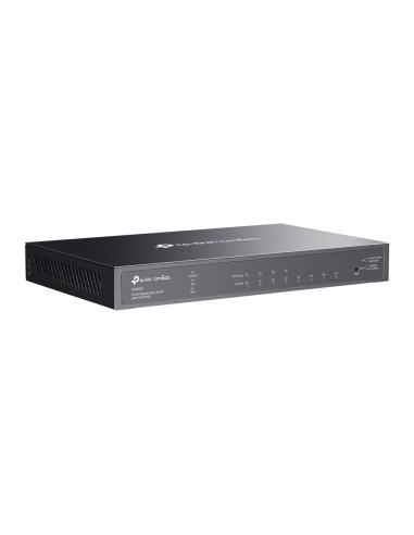 TP-Link Omada TL-SG2008P Gestito L2 L2+ Gigabit Ethernet (10 100 1000) Supporto Power over Ethernet (PoE) Nero