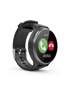 Emporia WATCH-LTE 2,79 cm (1.1") IPS Digitale 240 x 240 Pixel Touch screen 4G Nero, Argento Wi-Fi GPS (satellitare) 2
