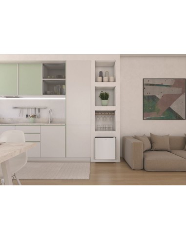 Candy Comfort CHASD4351EWC frigorifero Libera installazione 42 L E Bianco