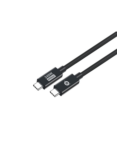 Conceptronic ETTA04B20 cavo USB 2 m USB4 Gen 3x2 USB C Nero