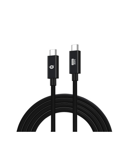Conceptronic ETTA04B20 cavo USB 2 m USB4 Gen 3x2 USB C Nero