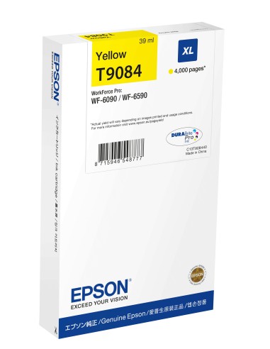 Epson C13T90844N cartuccia d'inchiostro 1 pz Originale Resa elevata (XL) Giallo