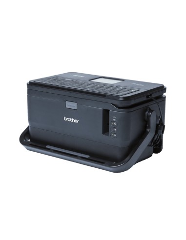 Brother PT-D800W stampante per etichette (CD) Trasferimento termico 360 x 360 DPI 60 mm s Con cavo e senza cavo TZe Wi-Fi QWERTY