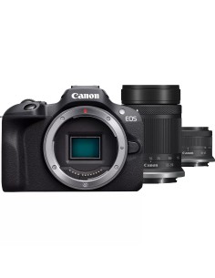 Canon EOS R100 + RF-S 18-45mm F4.5-6.3 IS STM + RF-S 55-200mm F5-7.1 IS STM Kit MILC 24,1 MP CMOS 6000 x 4000 Pixel Nero
