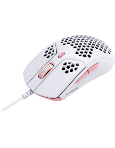 HyperX Pulsefire Haste – Gaming mouse (bianco-rosa)