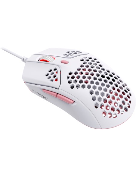 HyperX Pulsefire Haste – Gaming mouse (bianco-rosa)