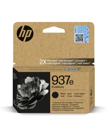 HP Cartuccia di inchiostro nero originale 937e EvoMore