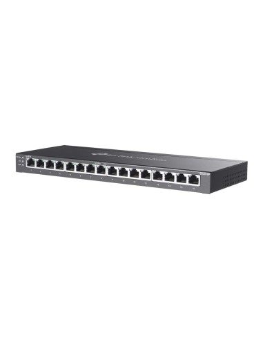 TP-Link Omada SG2016P switch di rete Gestito L2 L2+ Gigabit Ethernet (10 100 1000) Supporto Power over Ethernet (PoE) Nero